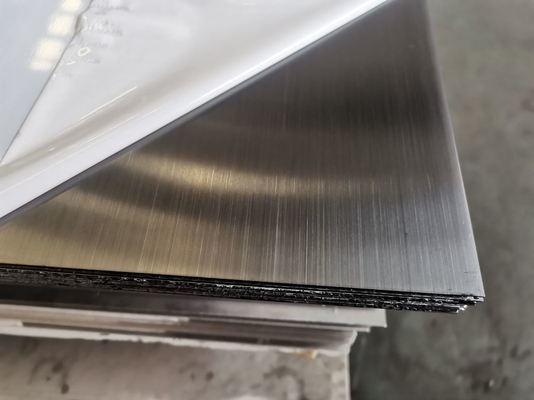 lamiera di acciaio del piatto 1250*2500mm di acciaio inossidabile della linea sottile 5mm della mobilia 1D inossidabile