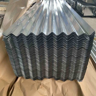 Il GI ha galvanizzato il tetto ondulato d'acciaio riveste gli spessori 1500 * 6000mm di 2mm