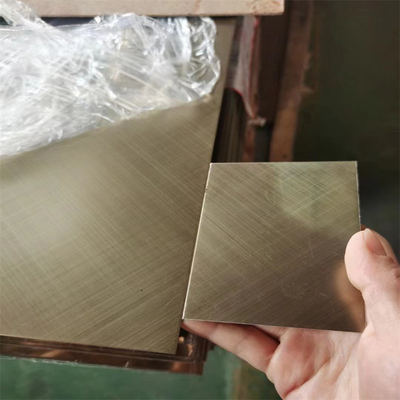 Il piatto AISI di colore di acciaio inossidabile 304 ha personalizzato i vario colori di superficie spessore di dimensione 2mm di 6000mm * di 1500