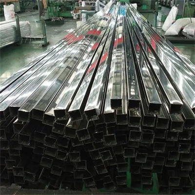 Tubi rettangolari su misura dei tubi di acciaio inossidabile 316L 50*50mm 50*100mm