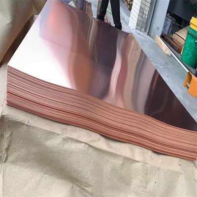 Tu1 Tu2 Piastra di rame 0,5 mm 0,6 mm Spessore 10-1220 mm Larghezza Astm Standard