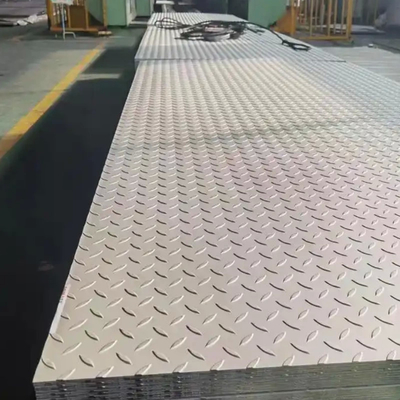 ASTM 316 lamiere in acciaio inossidabile in rilievo anti scivolamento 1400 * 6000mm Dimensione 0,65mm 0,75mm Spessore 2B Toilet Building